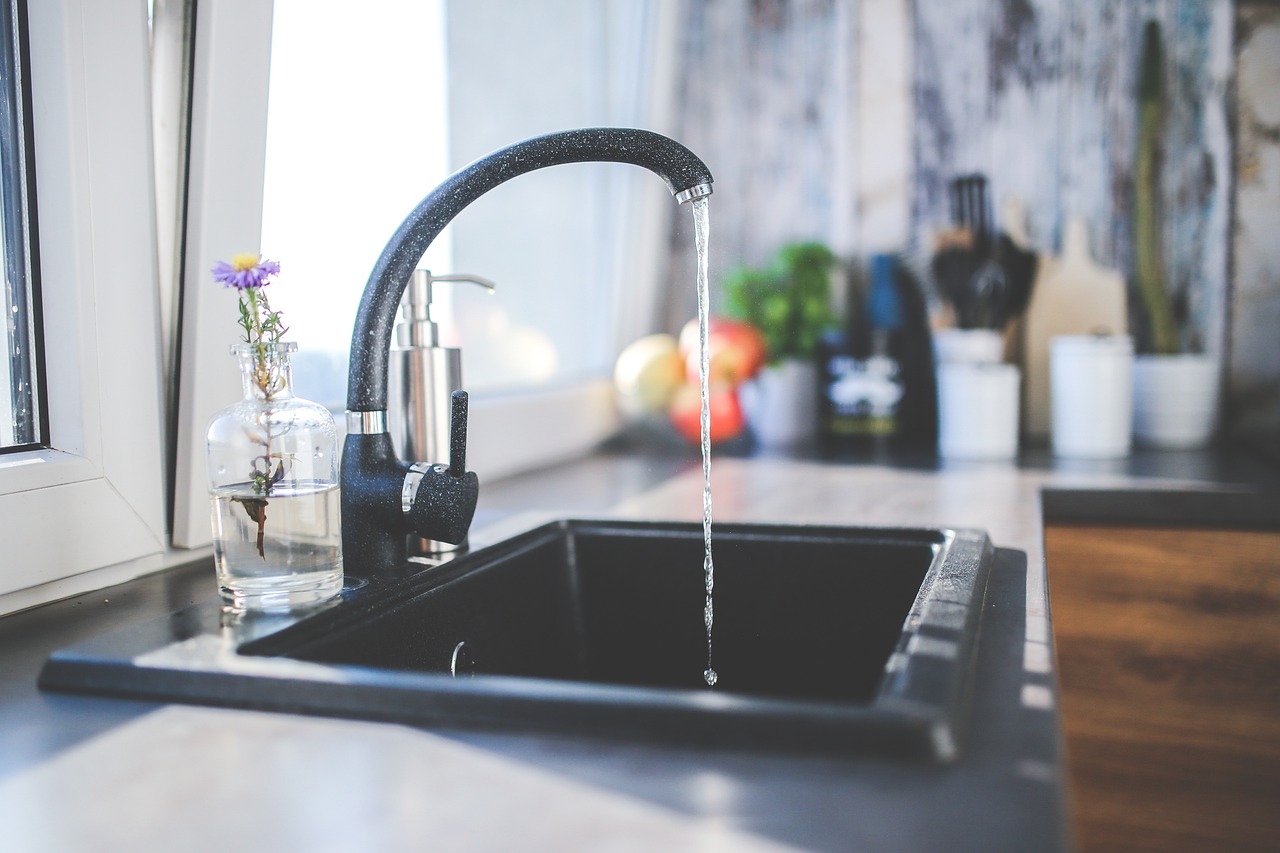 gallery-6 tap, black, faucet, nature, kitchen, sink, interior, design, modern, water